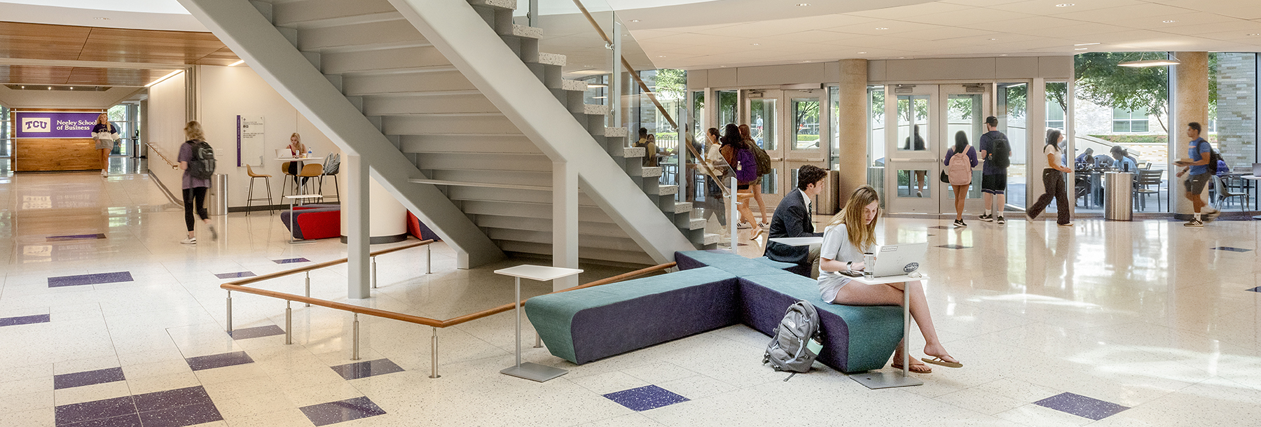 Section Image: Rogers Rotunda first floor stairs 